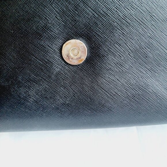 Calvin Klein Flap Signature Crossbody Bag Adjustable Strap Black - Picture 7 of 11